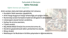 Farkındalık & Dönüşüm I Uygulamalarla İlk Adım Eğitimi