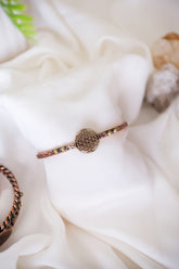 Yaşam Çiçeği Bakır Bileklik