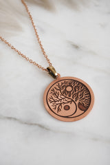 Yin Yang Bakır Kolye