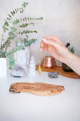 Gold Pirinç Spiral Pandül & Sarkaç