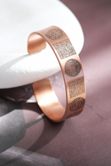 Ayet-el Kursi ve 5 Dualı Bakır Bileklik