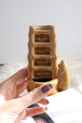 Kahverengi Geri Akış Seramik Tütsülük