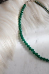 Akik ve Hematit Doğaltaş Kolye