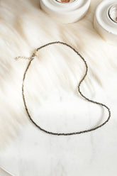 Dumanlı Kuvars Faset Doğaltaş Kolye