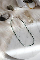 Malahit Faset Doğaltaş Kolye