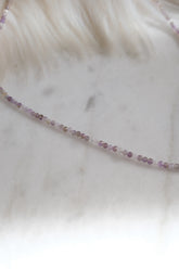 Ametist Faset Doğaltaş Kolye