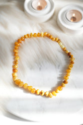 Kehribar İri Taşlı Kolye