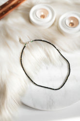 Obsidyen Faset Doğaltaş Kolye