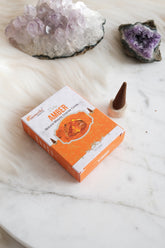 Amber Aromalı Konik Tütsü