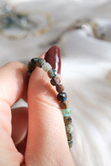 Turkuaz Doğaltaş Küp Kolye