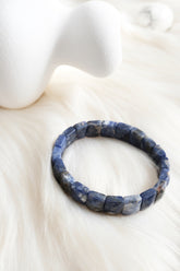 Sodalit Kesimli Doğaltaş Bileklik