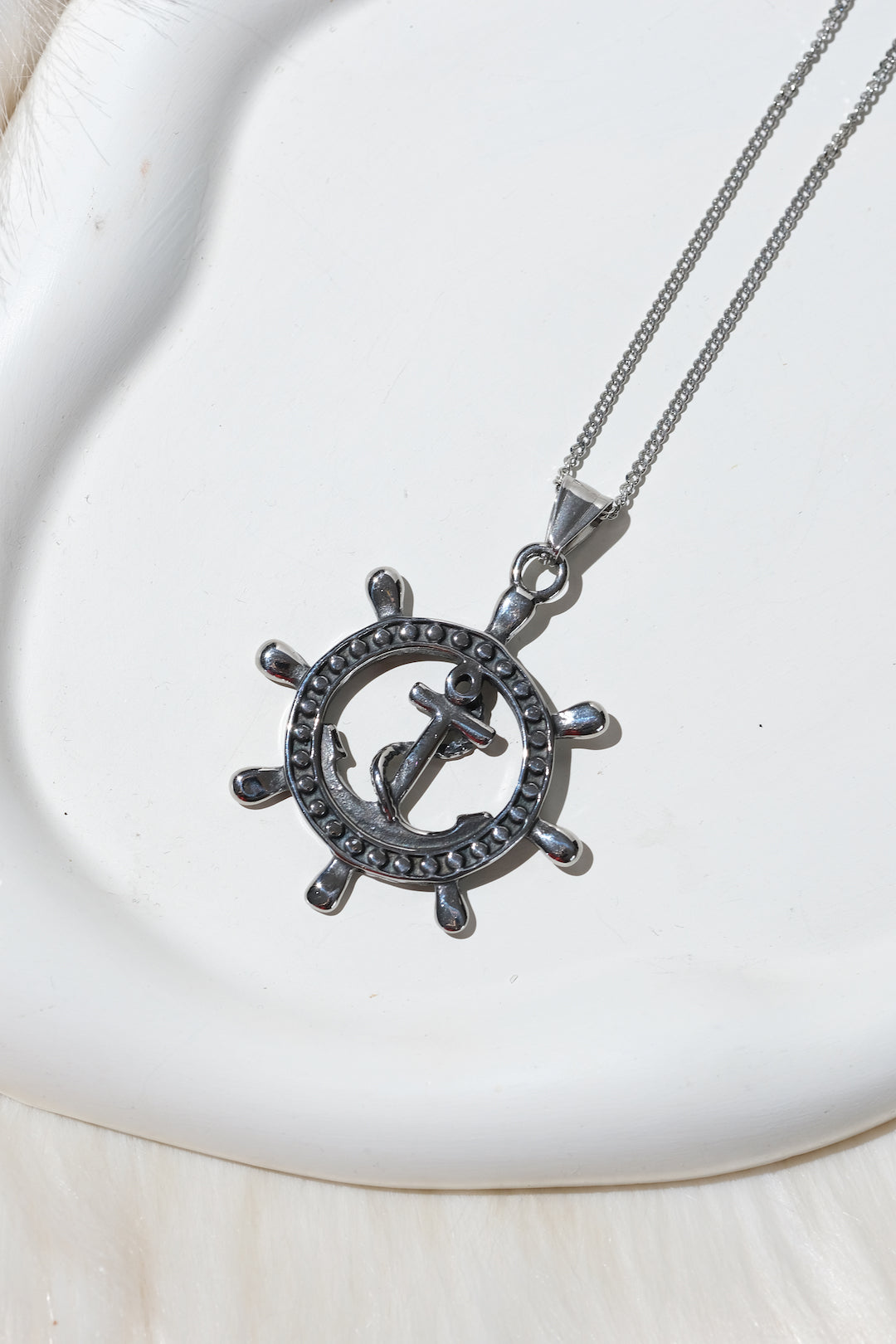 Dümen Çapa Çelik Kolye