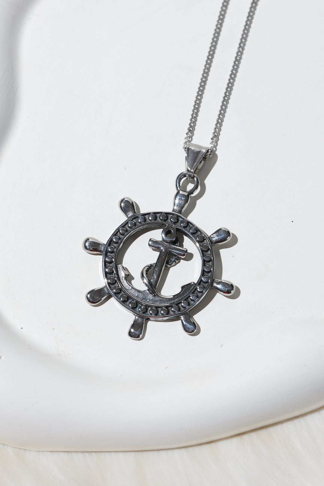 Dümen Çapa Çelik Kolye