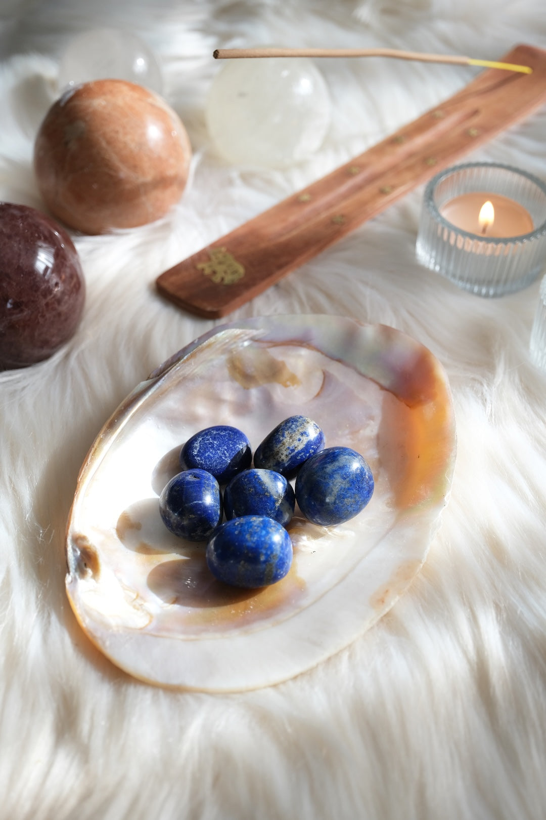 Lapis Lazuli Amorf Doğaltaş