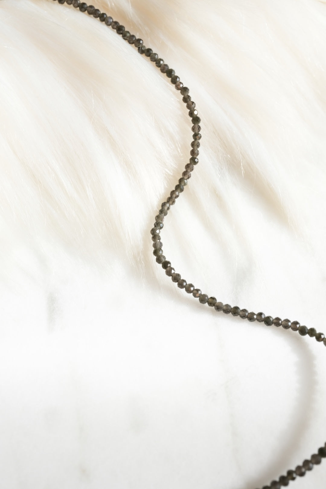 Dumanlı Kuvars Faset Doğaltaş Kolye