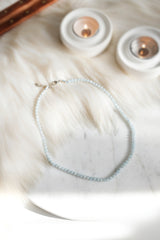 Akuamarin Doğaltaş Kolye