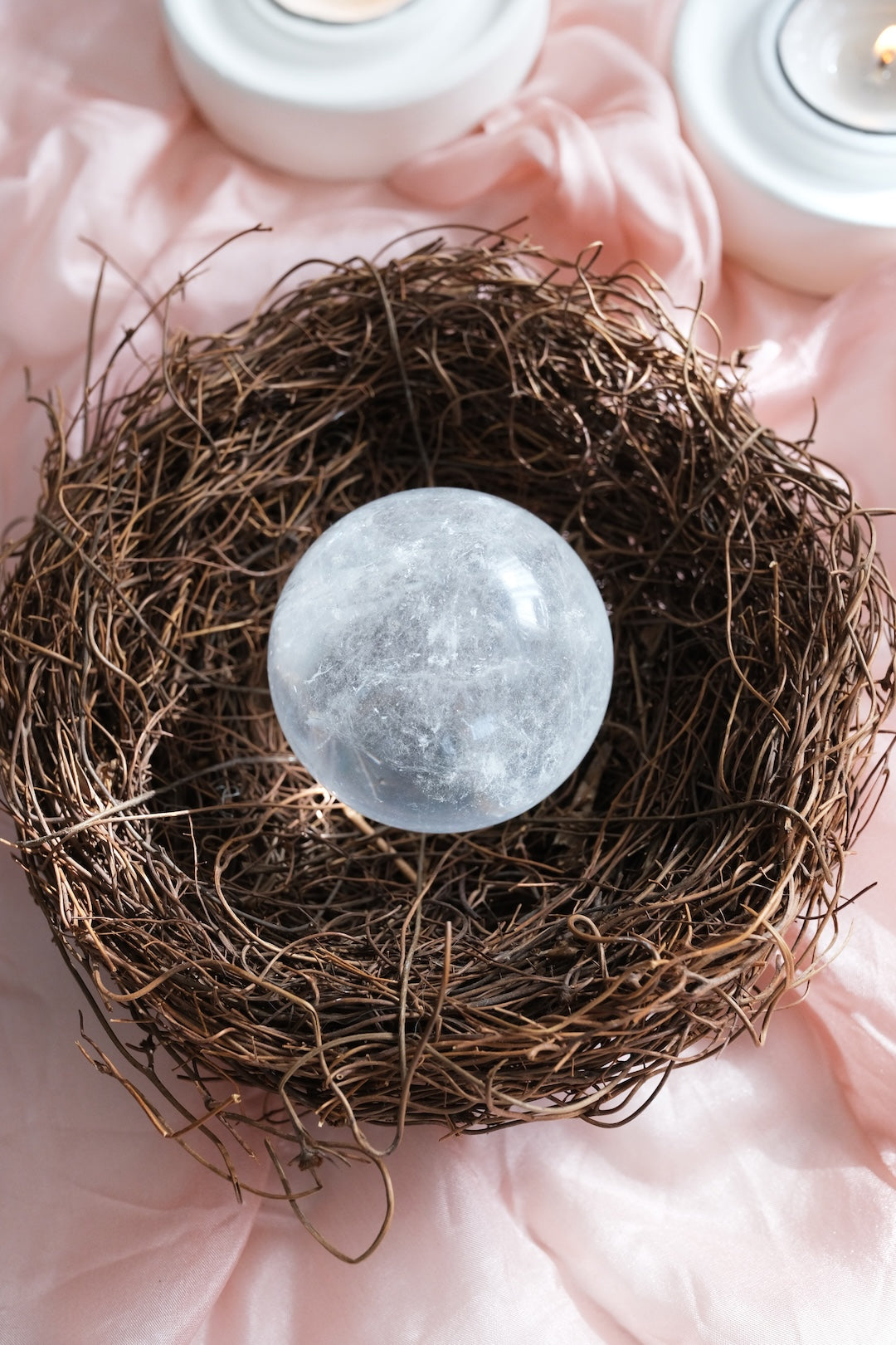 Kristal Kuvars Küre Doğaltaş