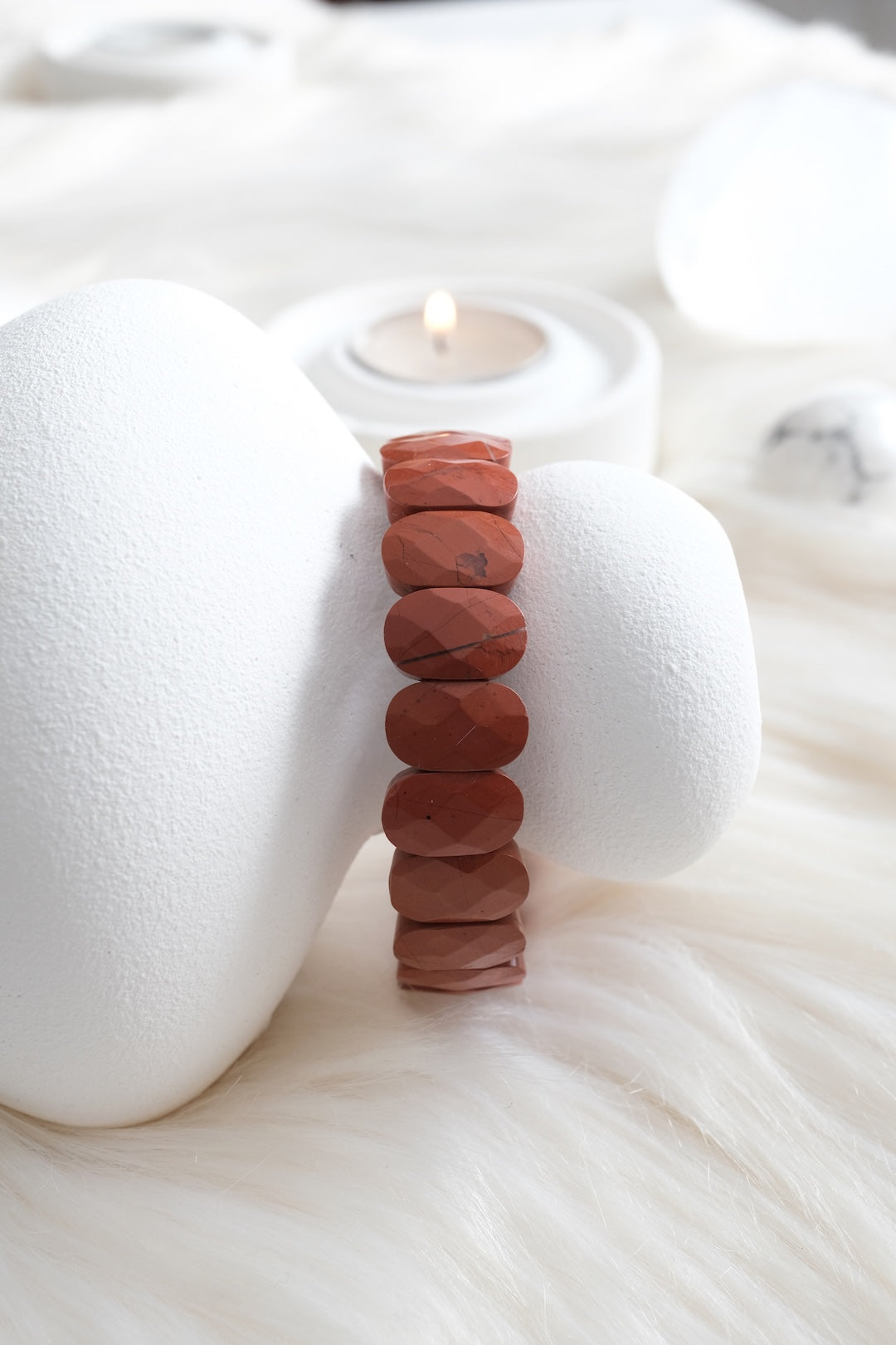 Kırmızı Jasper Doğaltaş Rolex Bileklik