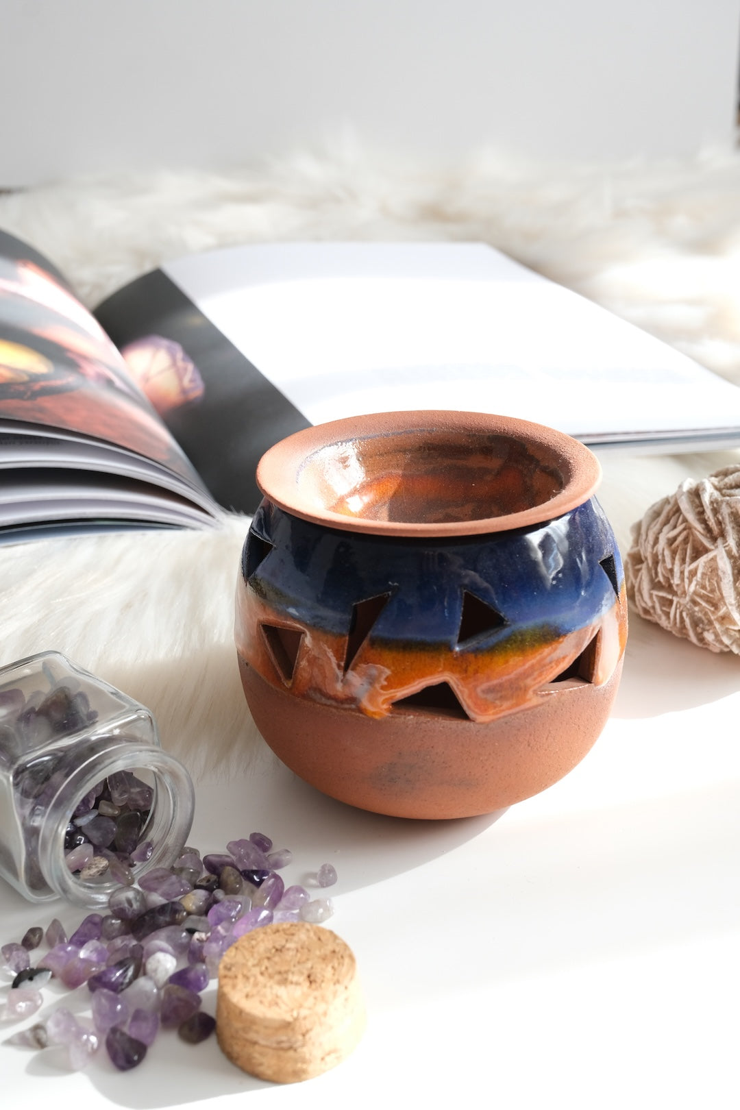 El Yapımı Seramik Buhurdanlık