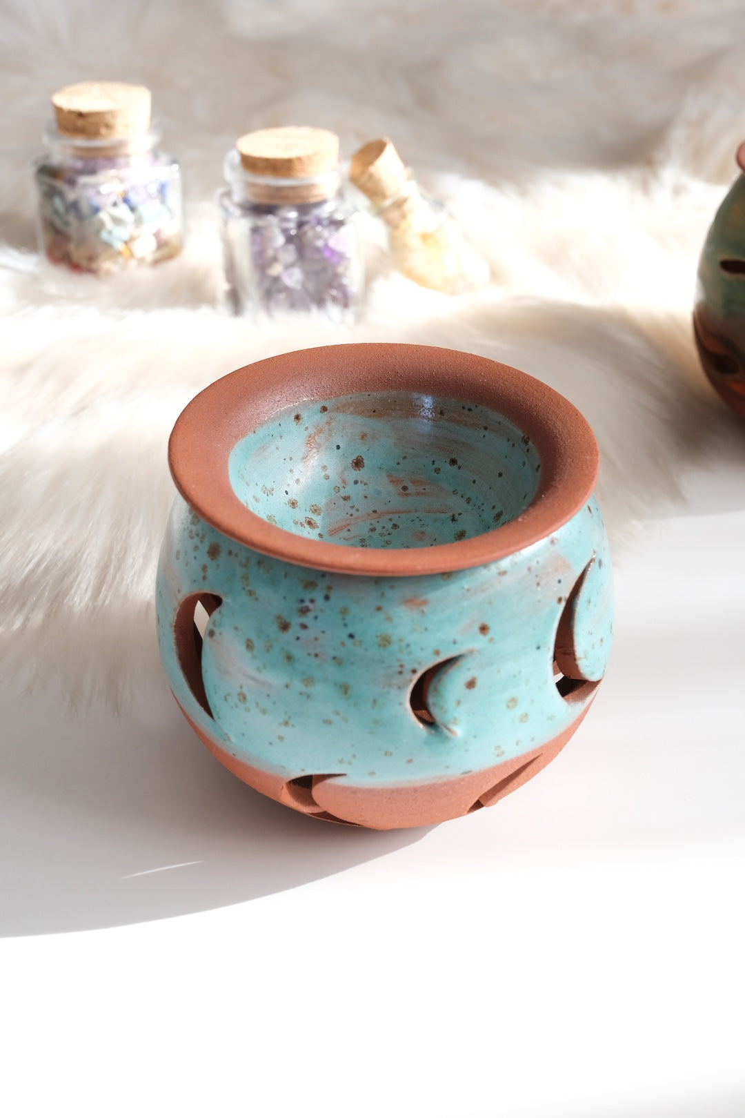 El Yapımı Seramik Buhurdanlık