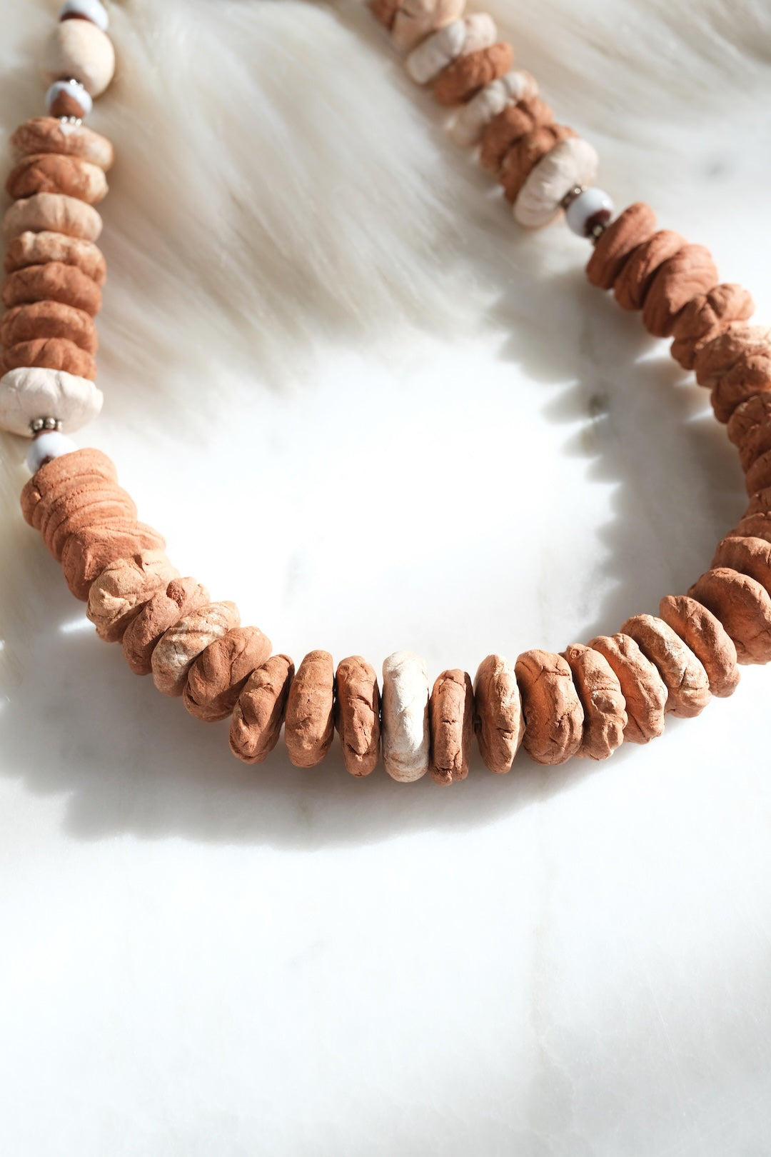 Pozen Boncuk Toprak Tasarım Kolye - IV